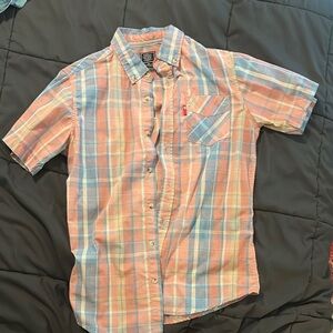 Men's Multicolor Plaid Shirt- Black Jack Size Medium